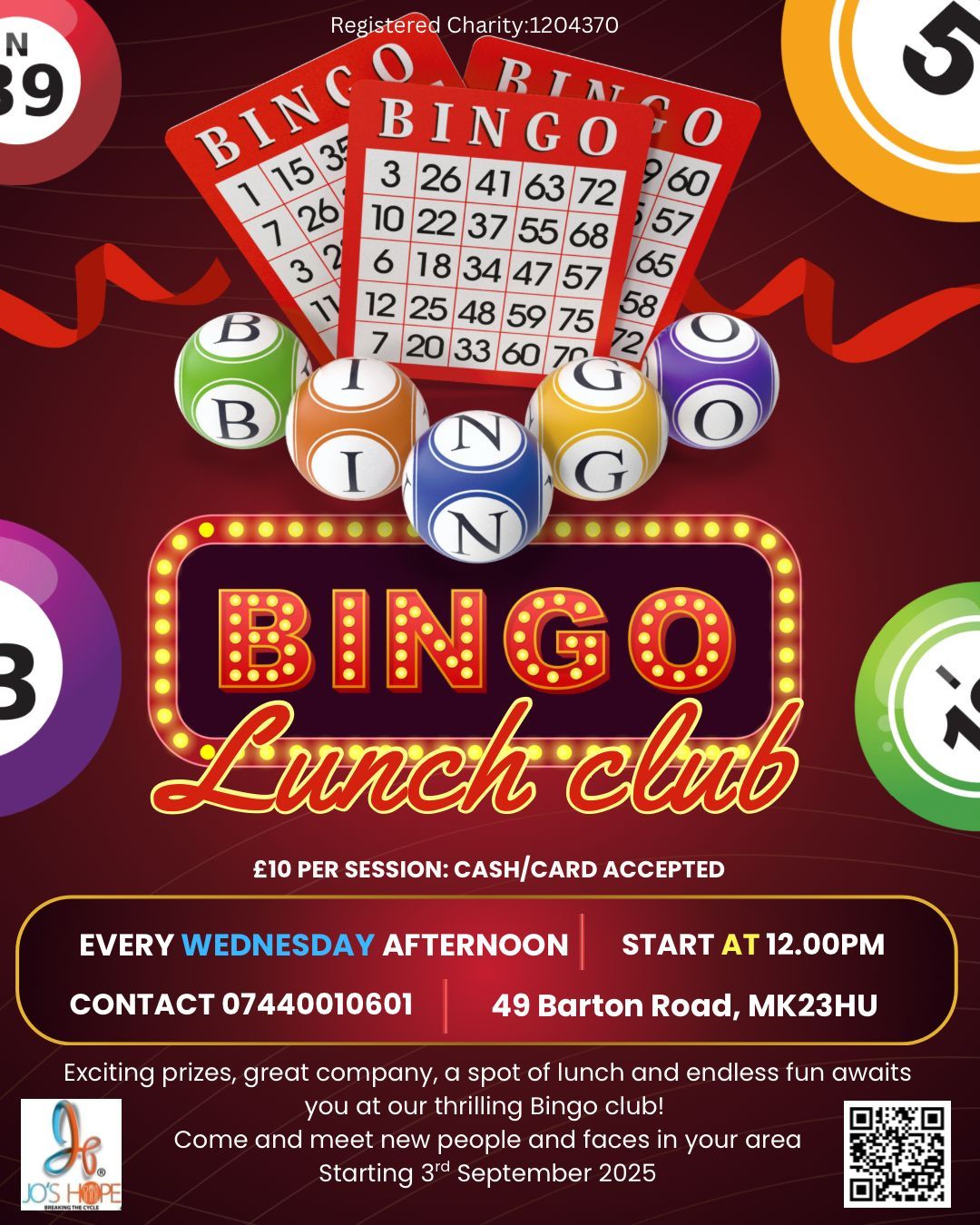 Bingo Lunchtime Club